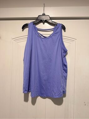Women's Lavender Strappy Back Tank Top